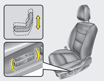 Seat height (for driver’s seat)