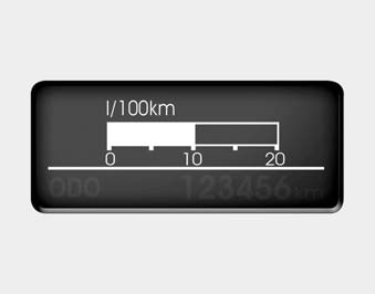 Instantaneous fuel consumption