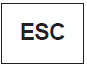 ESC indicator (Electronic