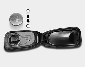 Transmitter uses a 3 volt lithium battery