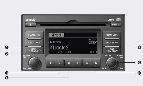 RUNNING iPod®(PA910L, SIRIUS SATELLITE RADIO MODEL) (IF EQUIPPED)