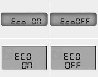 ECO ON/OFF mode (if equipped)