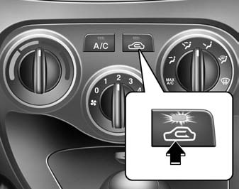 Air intake control button