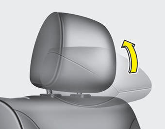 5. Also, unfold the headrest manually.