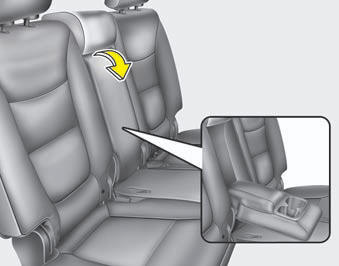 Armrest (2nd row seat)