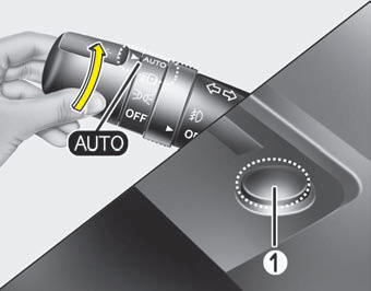 Auto light position (if equipped)