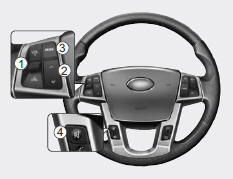 Steering wheel audio control