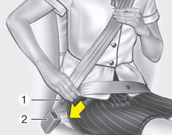 Seat belt - Driver's 3-point system