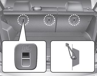 Securing a child restraint seat with