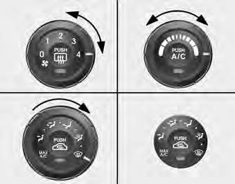 Manual climate control system