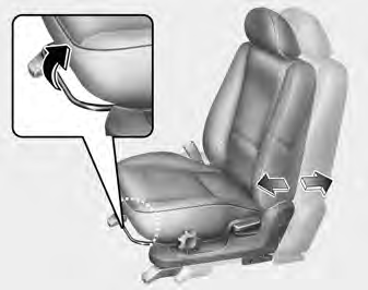 Front seat adjustment